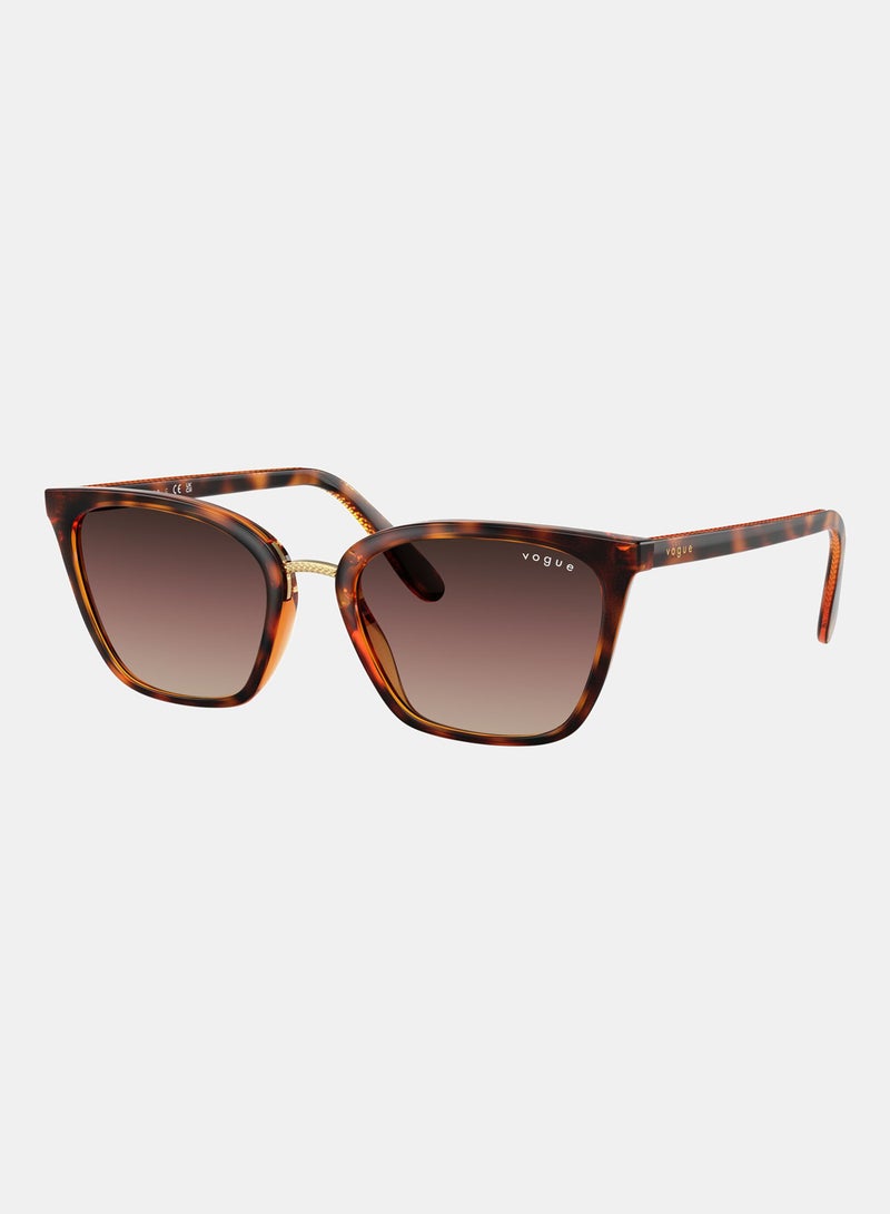 Vogue Full Rim Cat Eye Sunglasses 0VO5597SI - Image 2